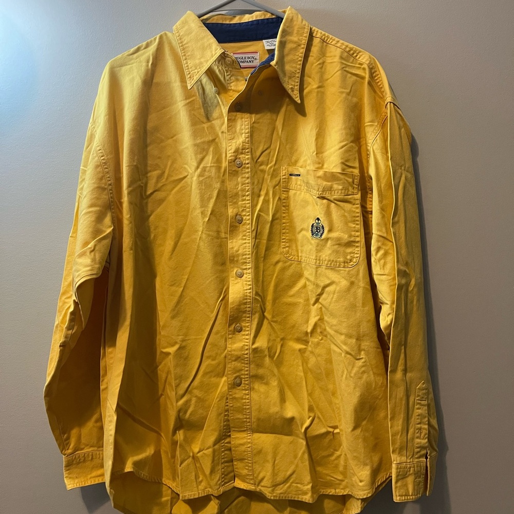 Yellow Button-Up‎ Shirt